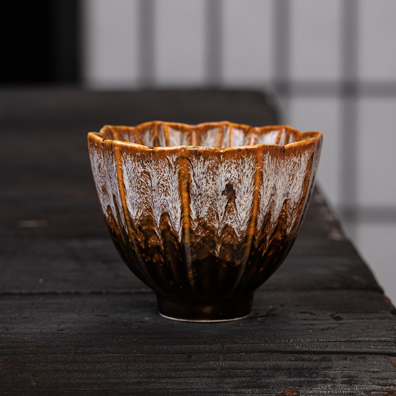 Set de cești de ceai ceramic cu formă specială, cinci elemente, ceașcă individuală, porțelan alb, stil minimalist modern, cadou elegant