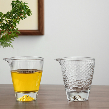 Sticlă borosilicat rezistentă la temperaturi, cu suprafață ciocănită, cană de distribuție a ceaiului și set de ceai cu capacitate mare pentru uz casnic