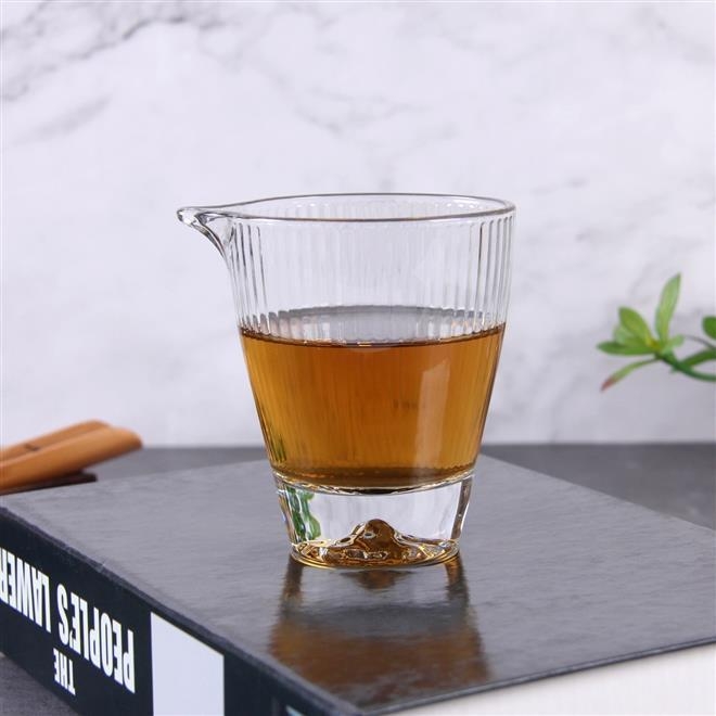 Sticlă borosilicat rezistentă la temperaturi, cu suprafață ciocănită, cană de distribuție a ceaiului și set de ceai cu capacitate mare pentru uz casnic