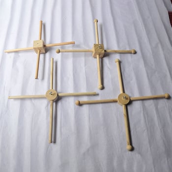 Stalak od bambusa za zvončiće na vjetar s bambusnim prstenom – DIY za djecu