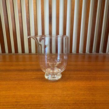 Cească de ceai din sticlă borosilicat rezistentă la căldură, cu motiv de pasăre, cu picior înalt, transparentă, stil japonez pentru ceremonia de ceai