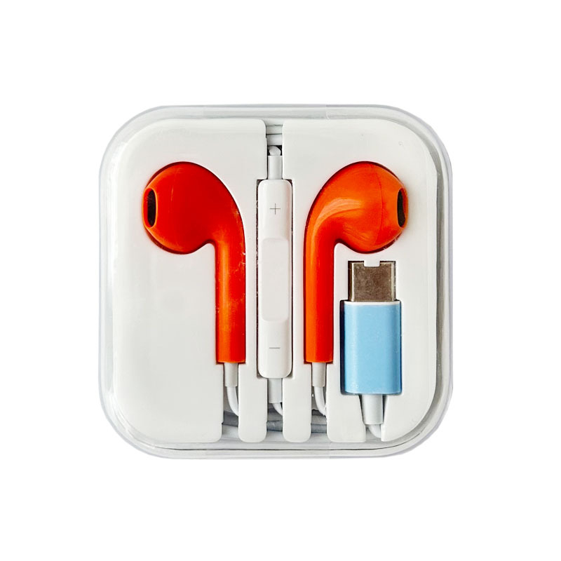 Színes USB-C vezetékes fülhallgató digitális dekódolással, kompatibilis Apple 16/15, Huawei, Oppo, Xiaomi és Vivo eszközökkel