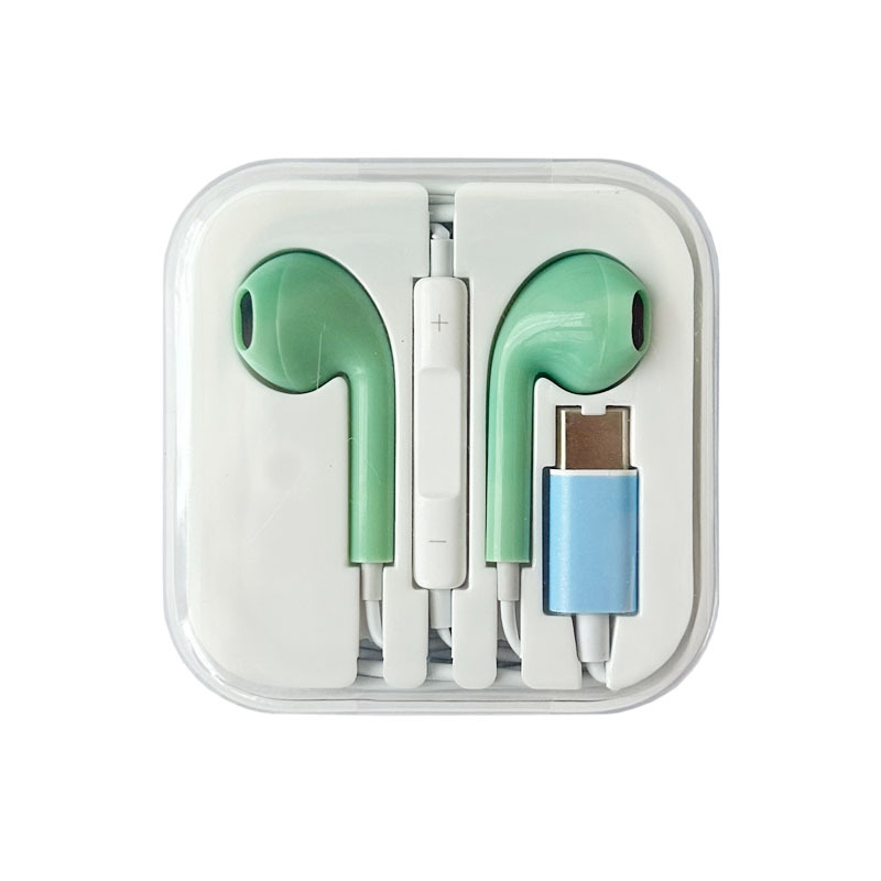 Színes USB-C vezetékes fülhallgató digitális dekódolással, kompatibilis Apple 16/15, Huawei, Oppo, Xiaomi és Vivo eszközökkel