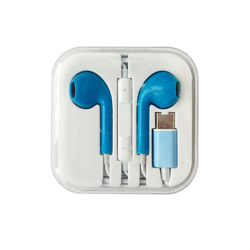 Színes USB-C vezetékes fülhallgató digitális dekódolással, kompatibilis Apple 16/15, Huawei, Oppo, Xiaomi és Vivo eszközökkel