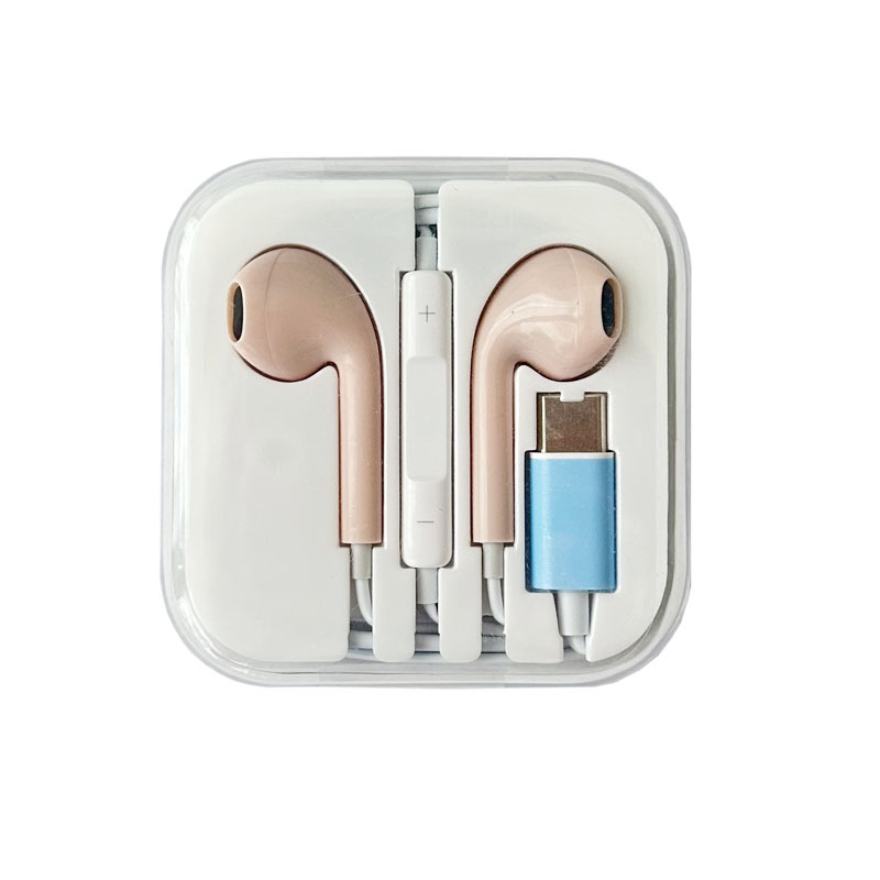 Színes USB-C vezetékes fülhallgató digitális dekódolással, kompatibilis Apple 16/15, Huawei, Oppo, Xiaomi és Vivo eszközökkel