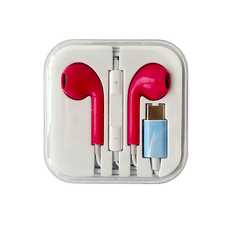 Színes USB-C vezetékes fülhallgató digitális dekódolással, kompatibilis Apple 16/15, Huawei, Oppo, Xiaomi és Vivo eszközökkel