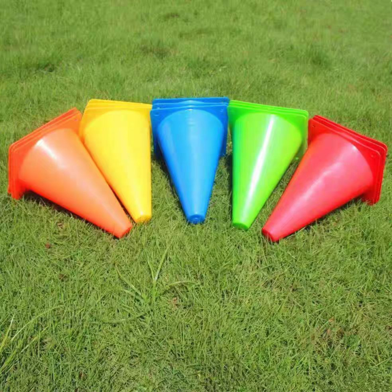 Racer konusni markeri za trening nogometa, 18 cm – konusni marker u obliku sladoleda za prepreke u treninzima nogometa, košarke i odbojke