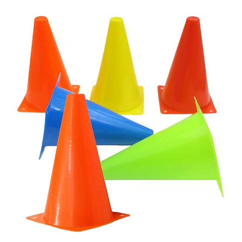Racer konusni markeri za trening nogometa, 18 cm – konusni marker u obliku sladoleda za prepreke u treninzima nogometa, košarke i odbojke