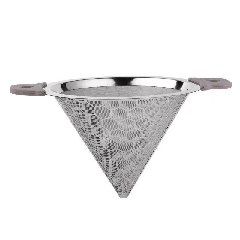 Filtru conic pentru ceai cu filtru pentru frunze de ceai și plasă de cafea, stilul nou chinezesc de separare ceai-apă, capac mare pentru Gongfu ceai acasă