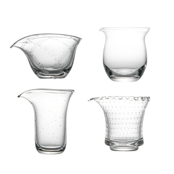 Ceainic din cristal cu model dantelat și bule, set de distribuție a ceaiului și set de mare de ceai din cristal
