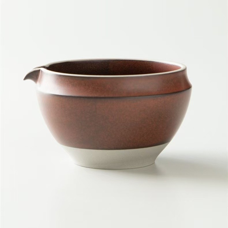 Set japonez de bol ceramic pentru matcha, cu tel de bambus pentru amestecat și perie de bambus – ceremonie a ceaiului