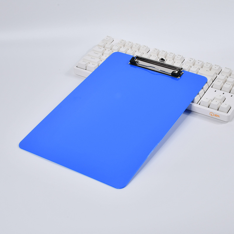 Dosar A4 din plastic cu clemă pentru scris, culoare solidă, organizator de fișiere pentru birou și școală