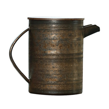Ceainic ceramic cu glazură aurie, stil Zen, cu filtru cu bilă, set de ceai kung fu, recipient unic