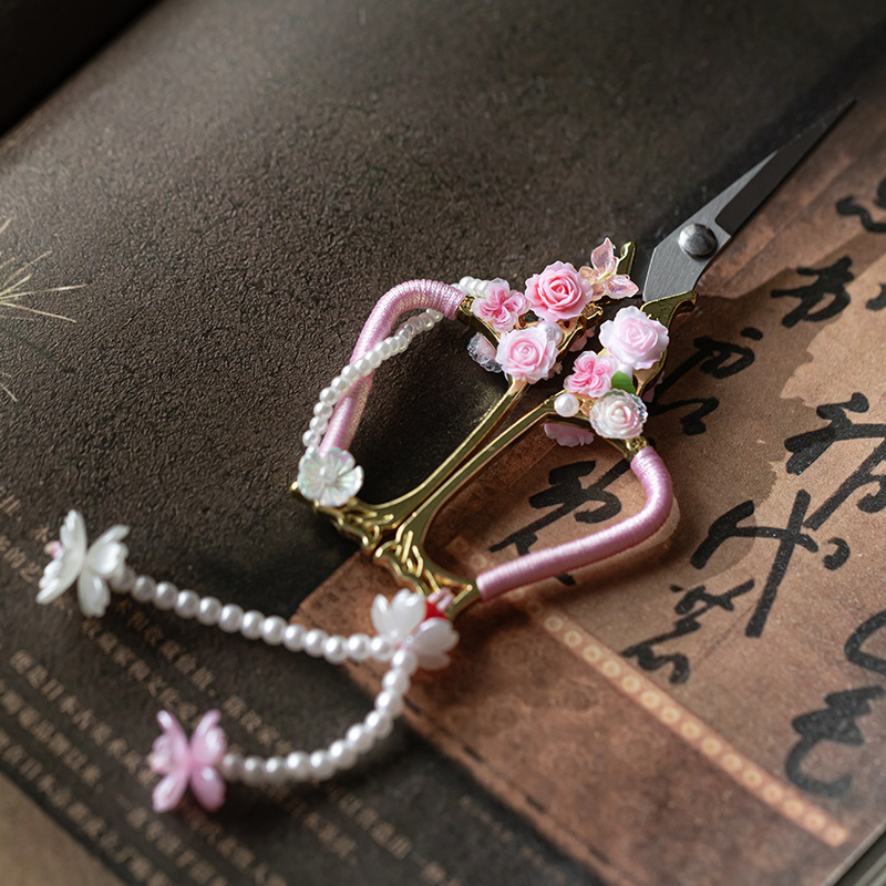 Foarfece de ceai cu mână în formă de fluture, pentru pliculețe de ceai, accesorii pentru ceremonia ceaiului, artă Zen a ceaiului, cuțit ceai retro
