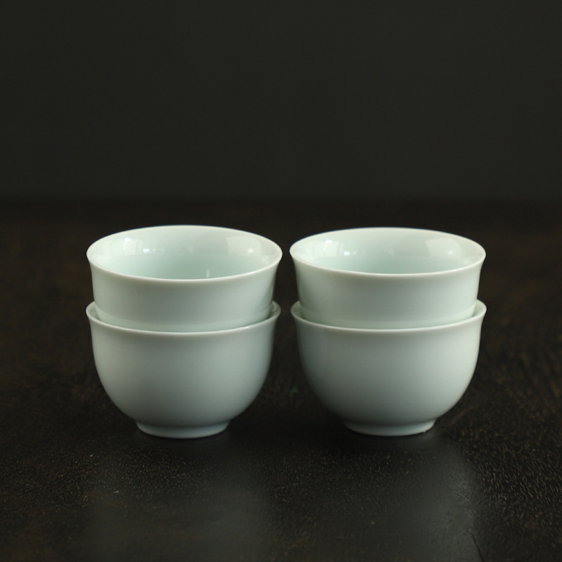 Ceainic ceramic Celadon cu mâner din cupru, stil Chinezesc nou pentru uz casnic, anti-arzire