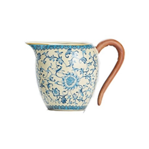 Set Kung Fu de ceai din ceramică Ru Kiln, albastru-alb, pentru uz casnic — ceainic ceramic, cești de ceai premium și bol cu capac
