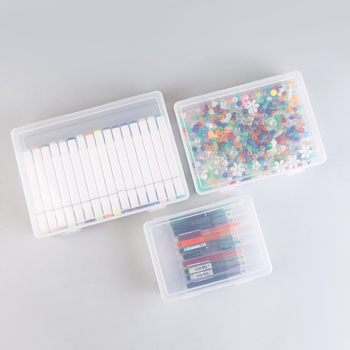 Cutie transparentă din plastic pentru documente și certificate; organizator de birou pentru blocuri și puzzle LEGO