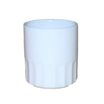ceașcă de ceai din ceramică albă, stil chinezesc, design simplu
