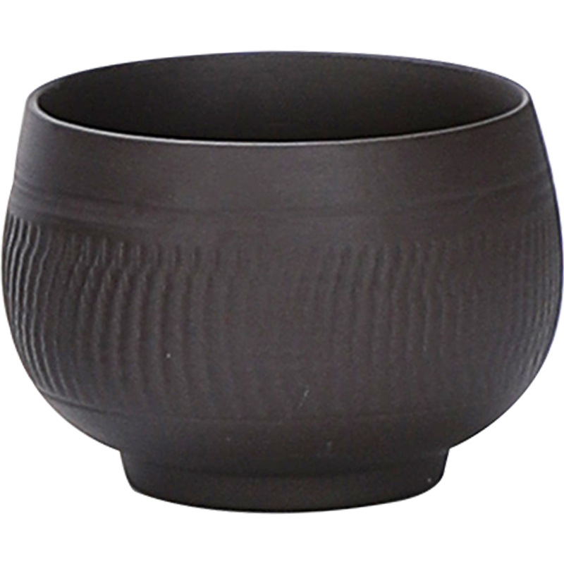 Ceașcă mare de ceai din lut purpuriu cu relief, ceramică pentru uz casnic