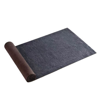 Runner Zen pentru masă de ceai, dublă față, din bumbac-lin, două nuanțe, stil rustic și elegant, design unic