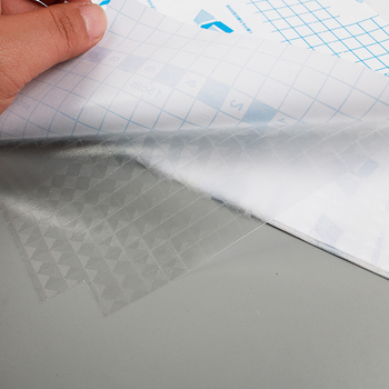 Huse de cărți autocolante, transparente, cu model diamant mat, pentru învățământ primar și gimnazial, set complet 16K, rezistente la apă