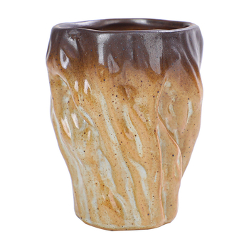 Ceașcă mare de ceai, stil japonez, ceramică brută – pentru degustare de ceai, apă și cafea