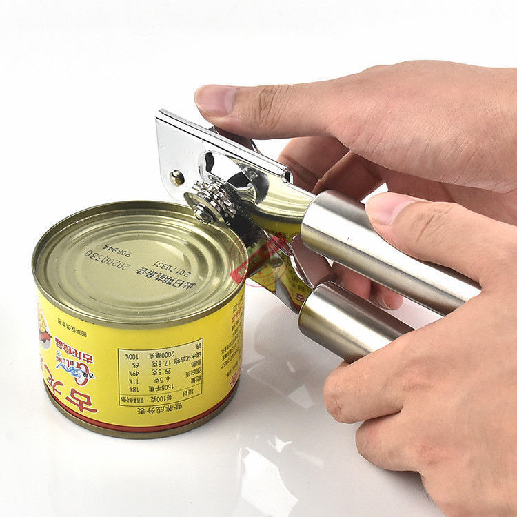 Deschizător multifuncțional din oțel inoxidabil, cu cuțit și deschizător de sticle, instrument de bucătărie, 22.2 × 5.5 cm