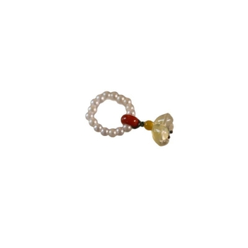 Pandantiv decorativ pentru capac de ceainic din lut purpuriu – accesoriu decorativ pentru ceai