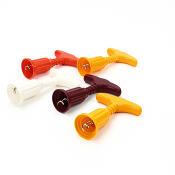Deschizător de sticle pentru vin roșu, din plastic, portabil, cu imprimare de logo