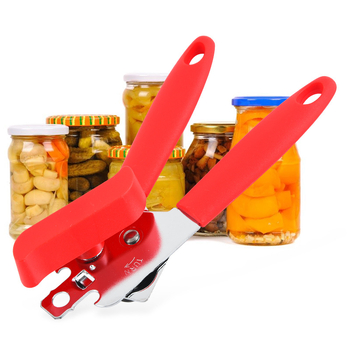 Deschizător de conserve manual, 3 în 1, cu cuțit – unealtă de bucătărie