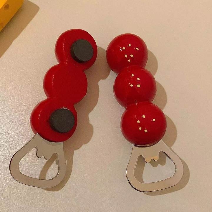 Deschizător magnetic de sticle, design drăguț pentru casă, magnet decorativ pentru frigider