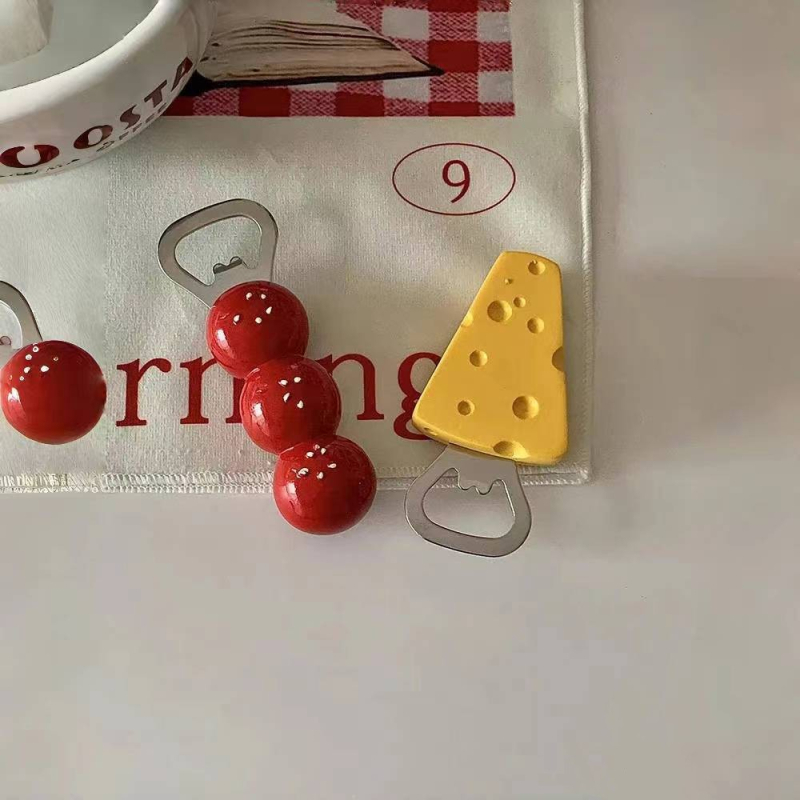 Deschizător magnetic de sticle, design drăguț pentru casă, magnet decorativ pentru frigider