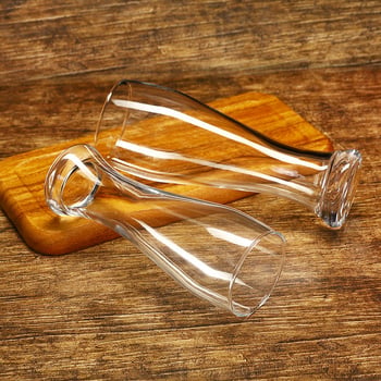 Pahare din sticlă pentru bere artizanală, capacitate mare 501–600 ml, transparent, stil modern pentru baruri și restaurante