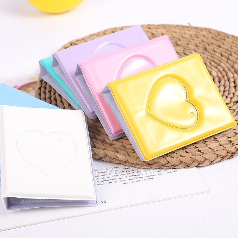 Album Polaroid de 3 inch, cu o singură grilă pe pagină, 36–40 sloturi pentru carduri