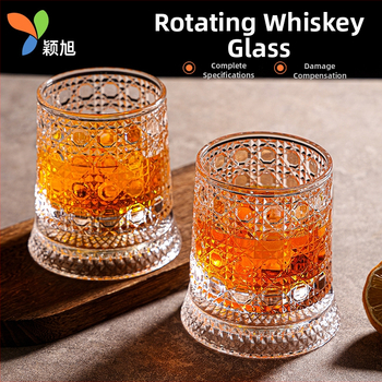Pahar rotativ pentru whisky, lichior, coniac, vodcă și bere