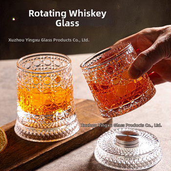 Pahar rotativ pentru whisky, lichior, coniac, vodcă și bere