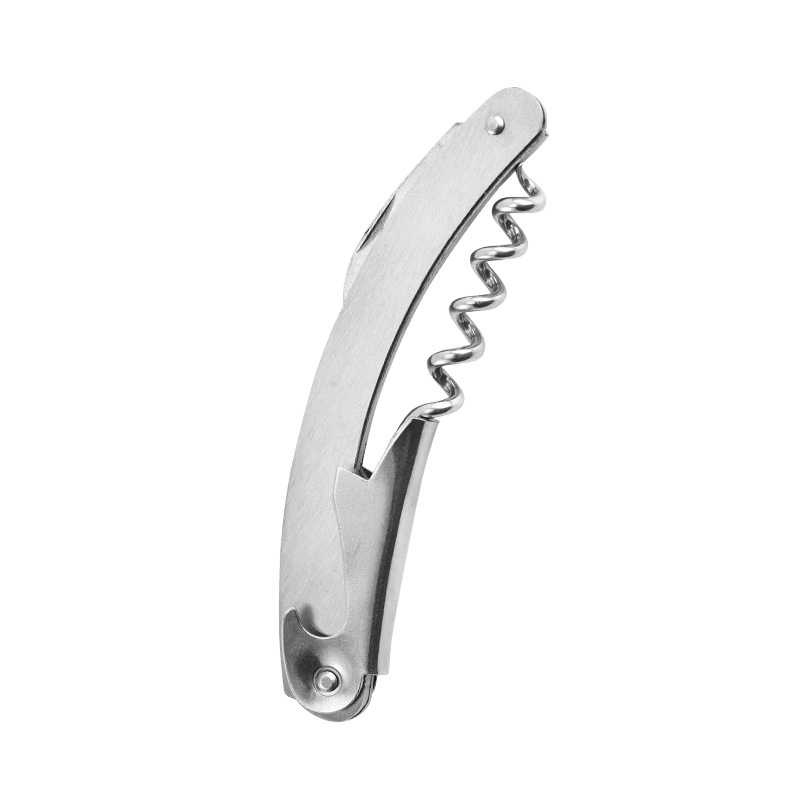 Seahorse cuțit din oțel inoxidabil, multifuncțional pentru exterior, cu deschizător de sticle de vin, mâner din lemn, pliere portabilă