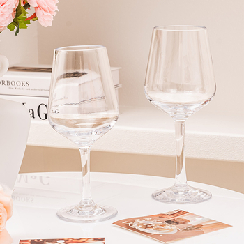 Pahar de vin roșu din policarbonat pentru bar, pahar plastic, transparent, anti-cadere, 401–500 ml
