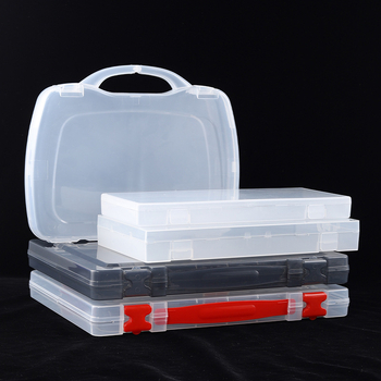 Set de cutii transparente PP pentru depozitare – piese, documente și accesorii; cutii din plastic de diferite dimensiuni, cu capac basculant; design modern minimalist; cutie pentru caligrafie.