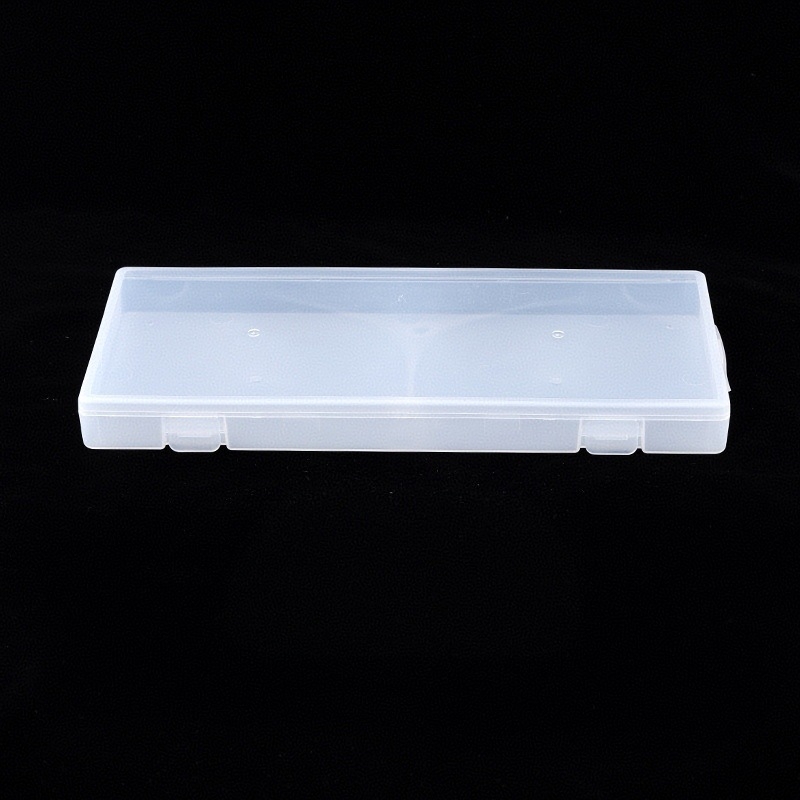 Set de cutii transparente PP pentru depozitare – piese, documente și accesorii; cutii din plastic de diferite dimensiuni, cu capac basculant; design modern minimalist; cutie pentru caligrafie.