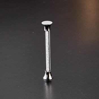 Model nou: pahar de cristal turcoaz cu accente de diamante aurii și albe