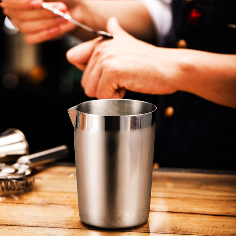 Pahar de amestec din oțel inoxidabil pentru cocktailuri