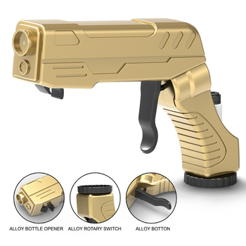 Pistol din plastic pentru șampanie și bere, dop de vin, dozator de vin, decor pentru bar și petreceri, pistol de pulverizare