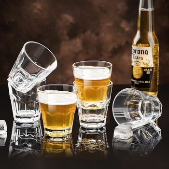 Set din sticlă temperată: pahare de vin, pahare Baijiu, pahare de bere, pahare de apă, pahare octagonale
