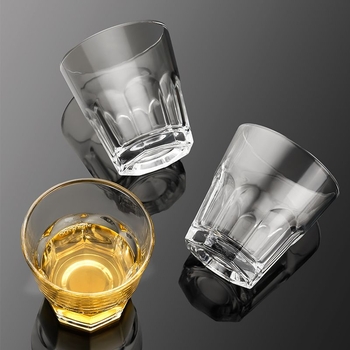 Set din sticlă temperată: pahare de vin, pahare Baijiu, pahare de bere, pahare de apă, pahare octagonale