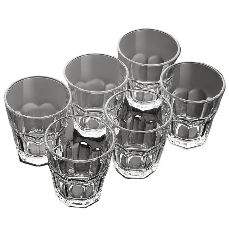 Set din sticlă temperată: pahare de vin, pahare Baijiu, pahare de bere, pahare de apă, pahare octagonale