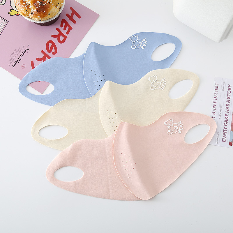 Maska za djecu s UV zaštitom, s hladenim Ice Silk materijalom, prozračna za ljeto, 3D dizajn zaštite očiju