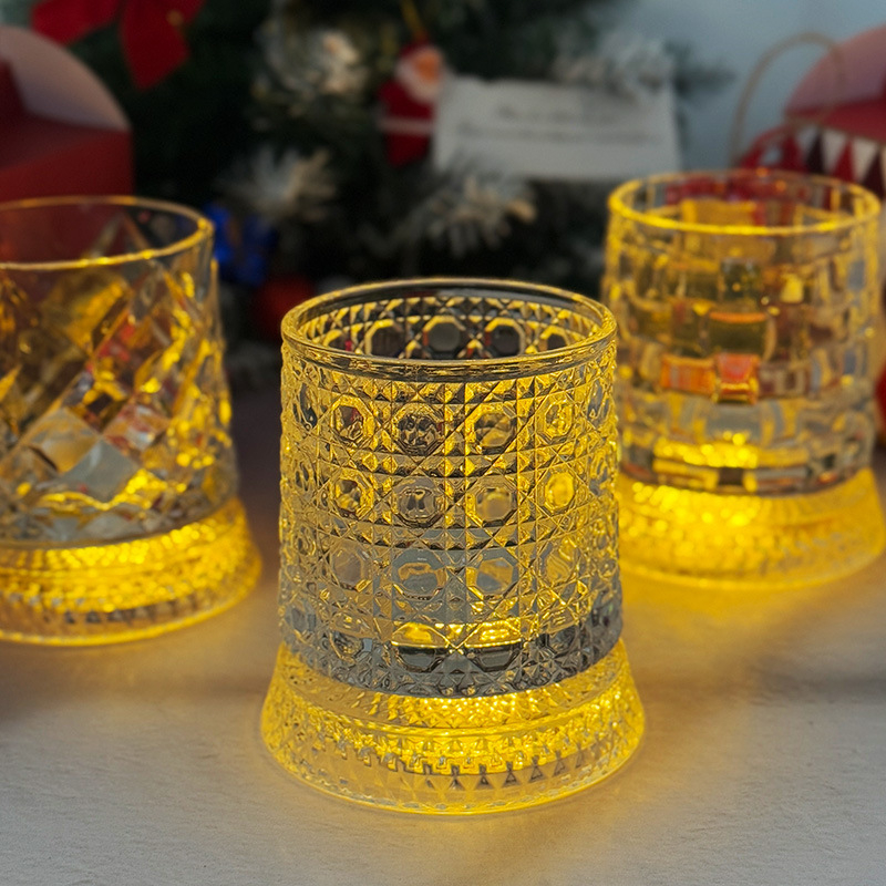 Pahar rotativ pentru whisky, pahar anti-derapare pentru bere și pahar de coniac pentru relaxare