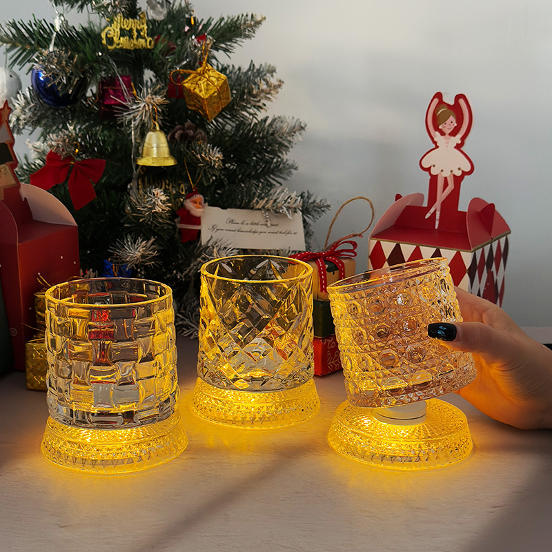 Pahar rotativ pentru whisky, pahar anti-derapare pentru bere și pahar de coniac pentru relaxare