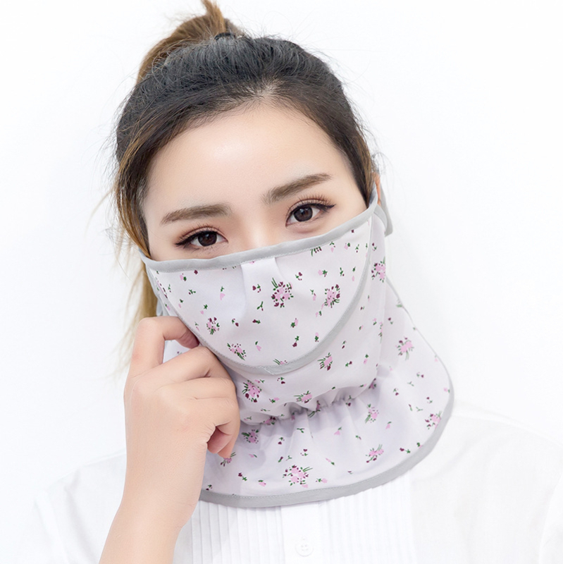 Maska u korejskom stilu, nova moda zaštite od sunca, prozračna maska s otvorenim dizajnom za vožnju biciklom na otvorenom, Ice Silk hladića maska